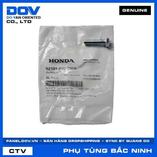 BU LÔNG 6X25 CB500F, CB500X, CBR500R, NX500 — 92101060250A