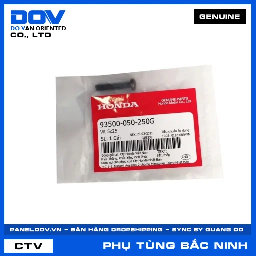 VÍT 5X25 AIR BLADE 110, AIR BLADE 125, BLADE 110, DREAM 110 — 93500050250G