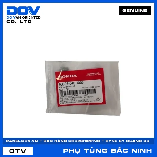 VÍT CÓ ĐỆM 4X10 — 938920401008