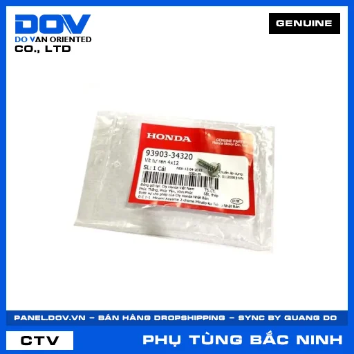 VÍT TỰ REN 4X12 AIR BLADE 125, AIR BLADE 125/150, AIR BLADE 125/160, CLICK 110 — 9390334320