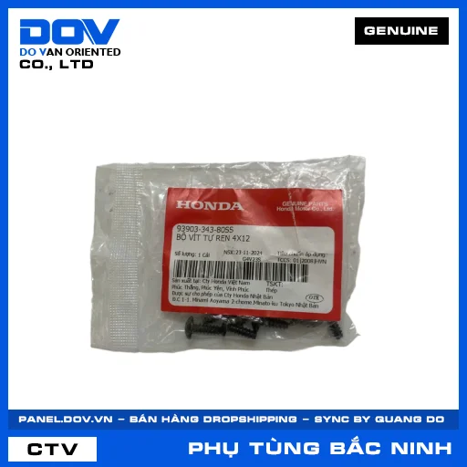 BỘ VÍT TỰ REN 4X12 MONKEY — 9390334380SS