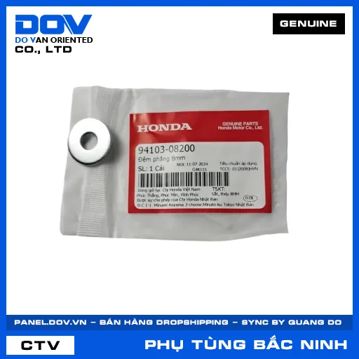 ĐỆM PHẲNG 8MM MSX 125, SUPER DREAM — 9410308200
