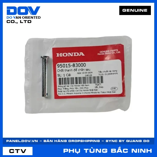 CHỐT THANH ĐỂ CHÂN SAU AIR BLADE 110, CBR150R, FUTURE NEO, MSX 125 — 9501583000