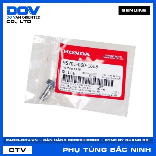 BU LÔNG 6X16 ADV350, AIR BLADE 125/160, CB1000R, CB350 H'NESS — 957010601608