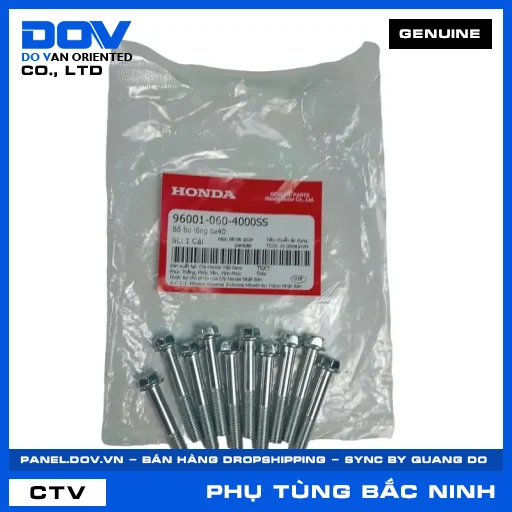 BỘ BU LÔNG 6X40 CB500, CB500FAR, CB500F, CB500X — 960010604000SS