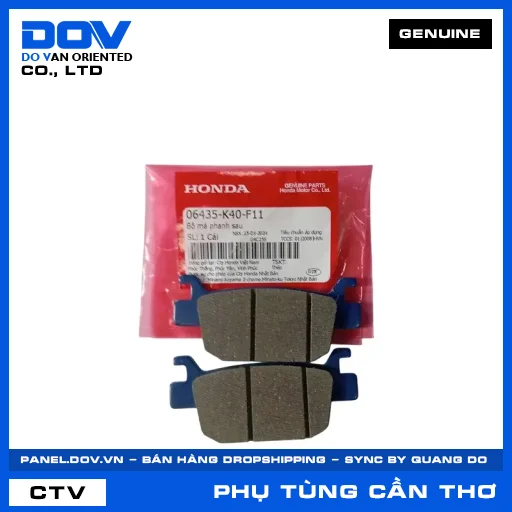BỘ MÁ PHANH SAU (bố thắng) SH 125/150 — 06435K40F11