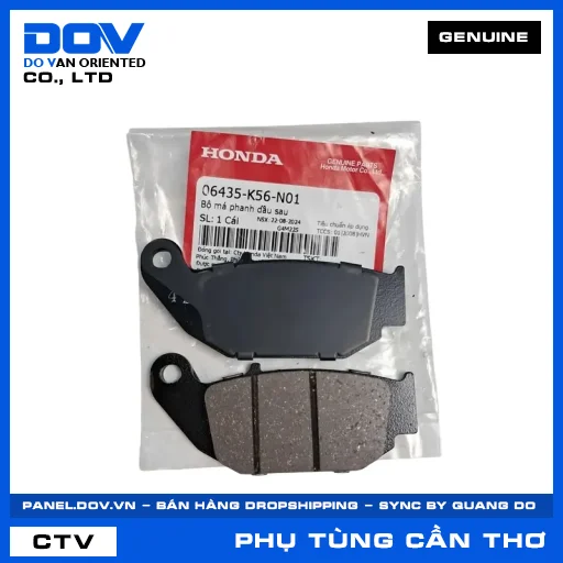 BỘ MÁ PHANH DẦU SAU (bố thắng) WINNER R, WINNER X — 06435K56N01