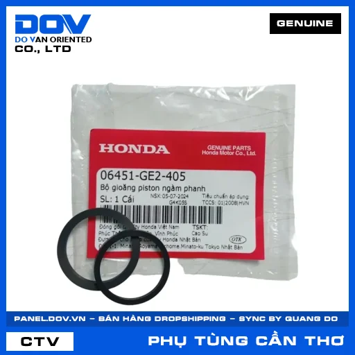 BỘ GIOĂNG PISTON NGÀM PHANH (thắng) CB150R, CB300R, CB500F, CBR500R — 06451GE2405