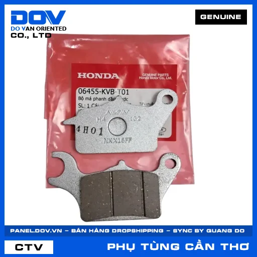 BỘ MÁ PHANH DẦU TRƯỚC (bố thắng) AIR BLADE 110, AIR BLADE 125, AIR BLADE 125/150, AIR BLADE 125/160 — 06455KVBT01