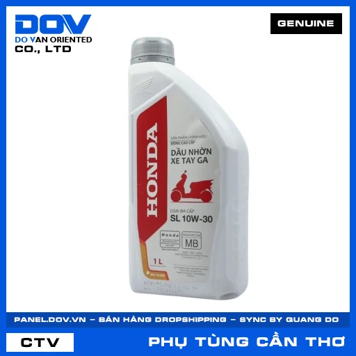 Chai dầu động cơ xe ga SL-MB 10W-30 1L — 082322MBK1LVD