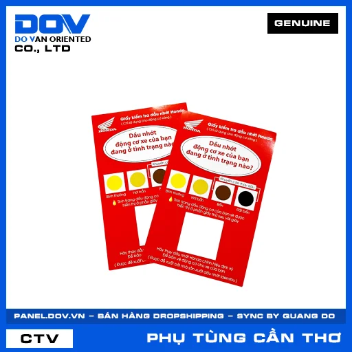 Giấy thử dầu nhớt — 08OTPIDE100PCS