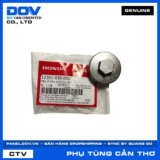NẮP LỖ ĐIỀU CHỈNH XU PÁP LEAD 110 — 12361035001