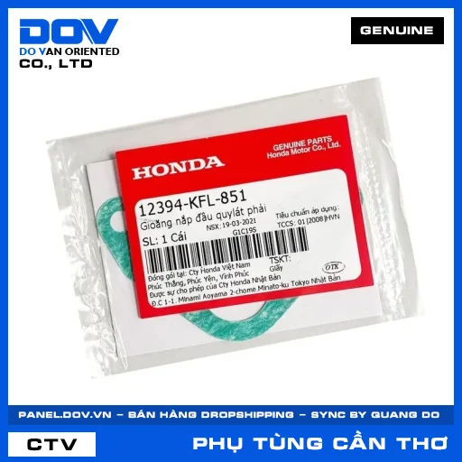 Gioăng nắp đầu quylát phải WAVE 100, WAVE ALPHA — 12394KFL851