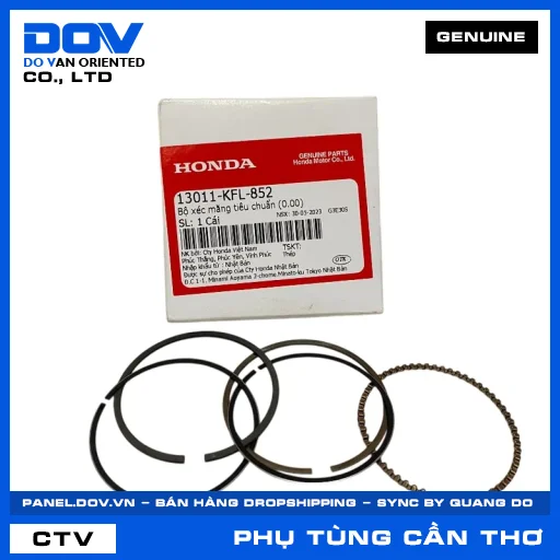 Bộ xéc măng tiêu chuẩn (0.00) SUPER DREAM, WAVE 100 — 13011KFL852