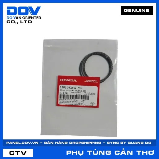 BỘ XÉC MĂNG TIÊU CHUẨN (0.00) AIR BLADE 110, BLADE 110, DREAM 110, VISION 110 — 13011KWW740