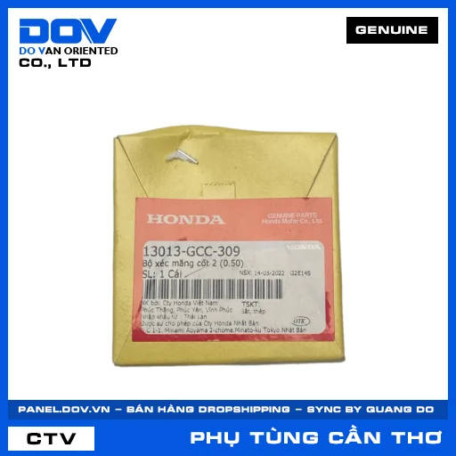 BỘ XÉC MĂNG CỐT 2 (0.50) AIR BLADE 110, CLICK 110 — 13013GCC309