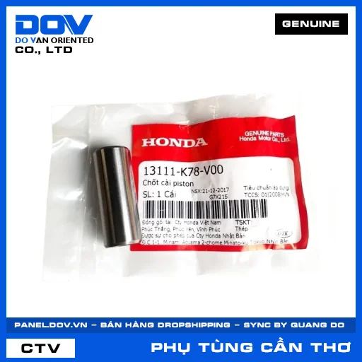 CHỐT CÀI PISTON PCX, PCX 125/150, SH 125/150 — 13111K78V00