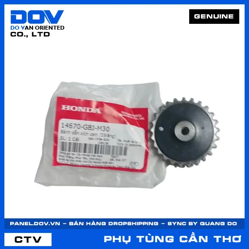 BÁNH DẪN XÍCH CAM (25RĂNG) (sên) WAVE 100, WAVE ALPHA — 14670GBJM30