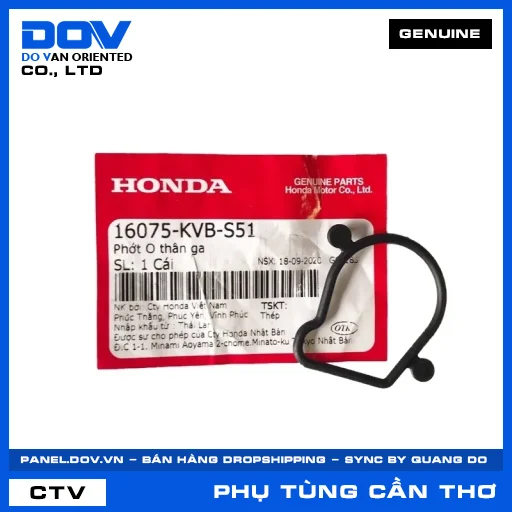 PHỚT O THÂN GA AIR BLADE 110, VISION 110 — 16075KVBS51