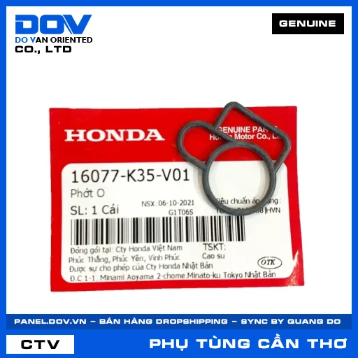 PHỚT O CB150R, PCX, PCX 125, PCX 125/150 — 16077K35V01