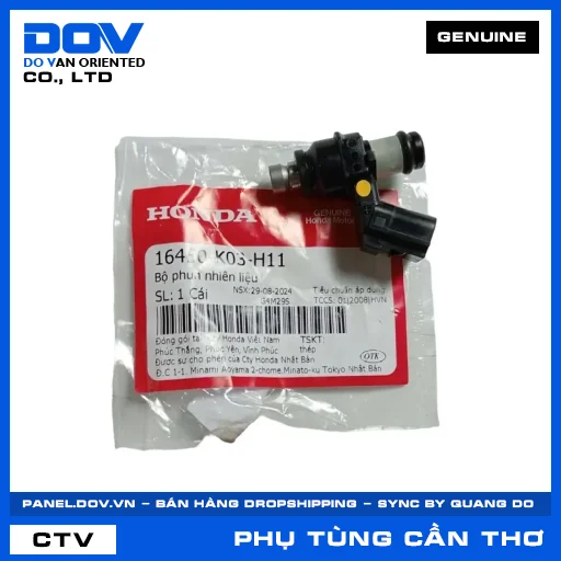 BỘ PHUN NHIÊN LIỆU FUTURE 125, MSX 125, VISION 110, WAVE RSX 110 — 16450K03H11