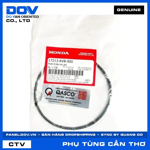 Phớt B bầu lọc gió (lọc khí) AIR BLADE 110, CLICK 110 — 17213KVB900