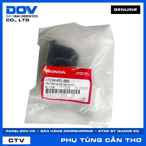 Nắp chắn bụi trái hộp lọc khí (lọc gió) — 17234KFL890