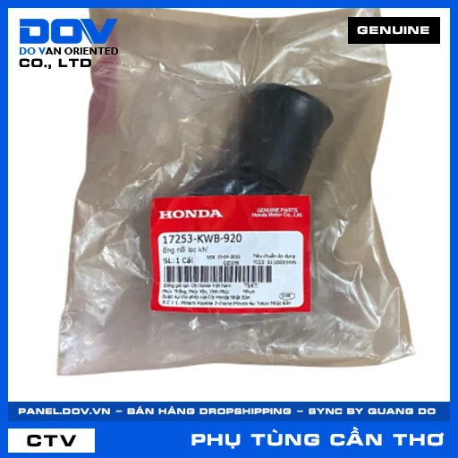 ỐNG NỐI LỌC KHÍ (lọc gió) BLADE 110, WAVE RSX 110 — 17253KWB920