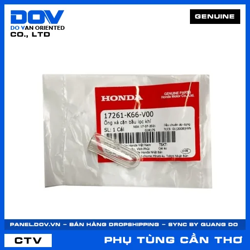 ỐNG XẢ CẶN BẦU LỌC KHÍ (lọc gió) AIR BLADE 125, AIR BLADE 125/150 — 17261K66V00