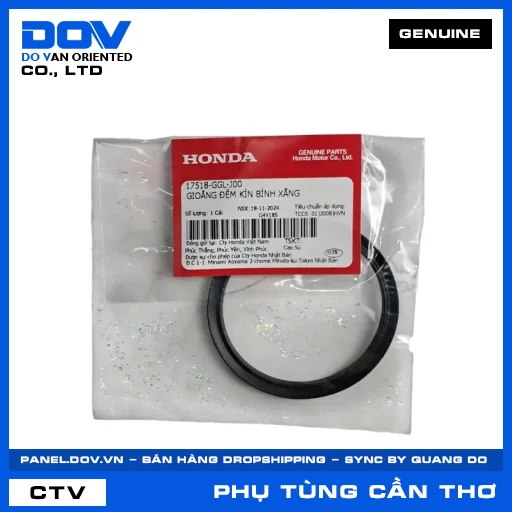 GIOĂNG ĐỆM KÍN BÌNH XĂNG AIR BLADE 110, AIR BLADE 125, FUTURE 125, LEAD 125 — 17518GGLJ00