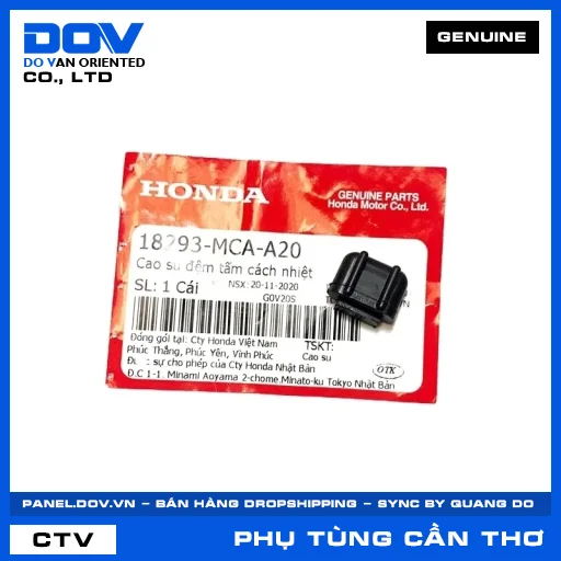 CAO SU ĐỆM TẤM CÁCH NHIỆT ADV350, BLADE 110, CB1000R, CB150R — 18293MCAA20