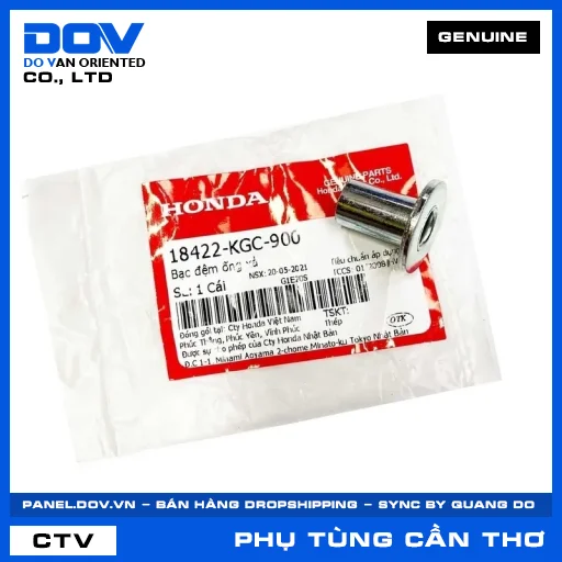 BẠC ĐỆM ỐNG XẢ (pô) WINNER 150, WINNER R, WINNER X — 18422KGC900
