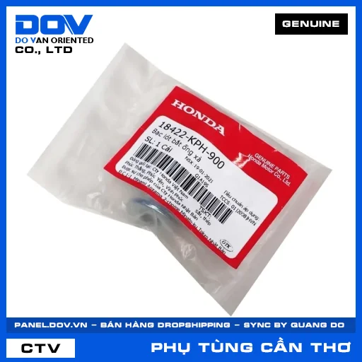 BẠC LÓT BẮT ỐNG XẢ (pô) FUTURE NEO, WAVE 100, WAVE ALPHA — 18422KPH900
