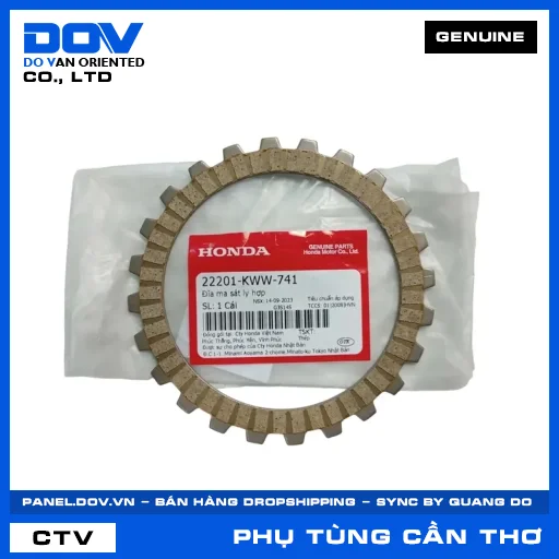 ĐĨA MA SÁT LY HỢP (côn) WAVE RSX 110 — 22201KWW741