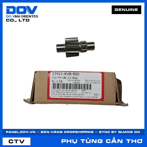 TRỤC THỨ CẤP (12 RĂNG) AIR BLADE 110, CLICK 110, VISION 110 — 23421KVB900