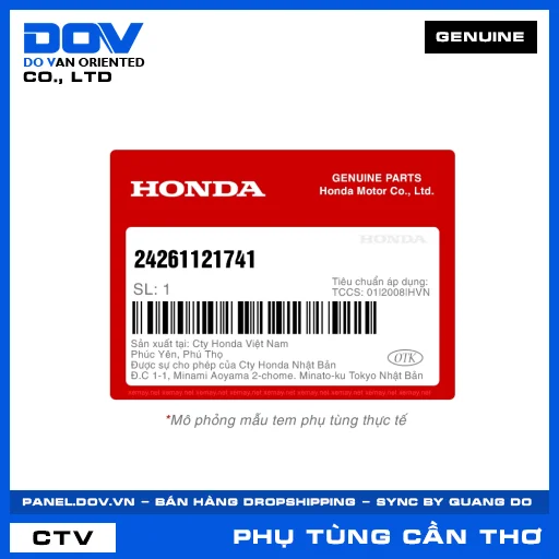 CHỐT DẪN HƯỚNG CÀNG GẠT SỐ — 24261121741