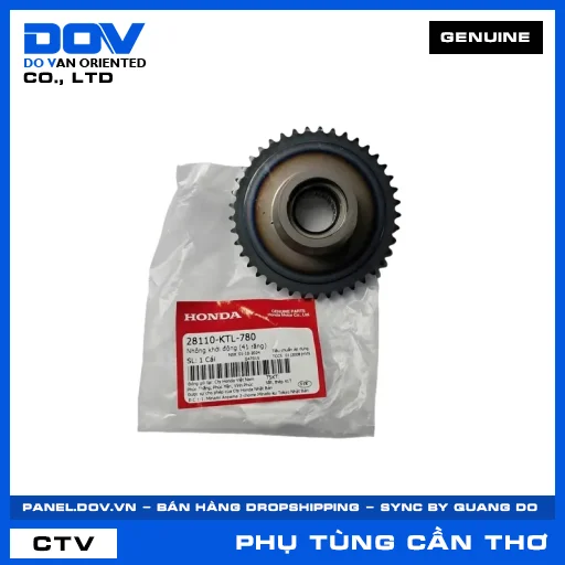NHÔNG KHỞI ĐỘNG (41 RĂNG) SUPER DREAM, WAVE 100, WAVE ALPHA — 28110KTL780
