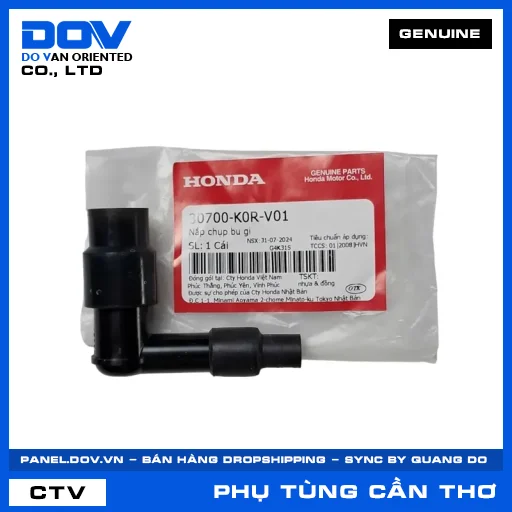 NẮP CHỤP BU GI AIR BLADE 125/160, LEAD 125, PCX 160, SH 125/150 — 30700K0RV01