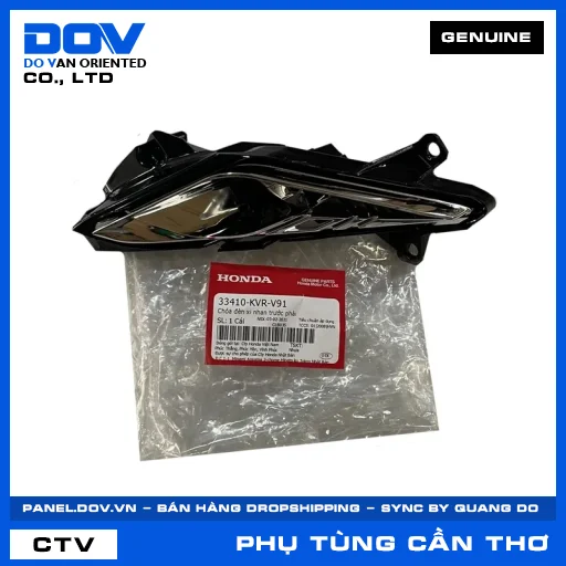 CHÓA ĐÈN XI NHAN TRƯỚC PHẢI (đèn báo rẽ) WAVE ALPHA — 33410KVRV91