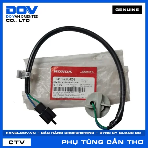 DÂY ĐÈN XI NHAN TRƯỚC PHẢI (đèn báo rẽ) VISION 110 — 33410KZLE01