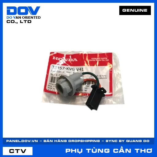 ĐUI ĐÈN XI NHAN TRƯỚC TRÁI (đèn báo rẽ) AIR BLADE 110 — 33457KVGV41