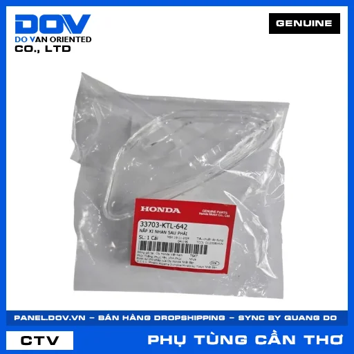 NẮP XI NHAN SAU PHẢI (đèn báo rẽ) — 33703KTL642