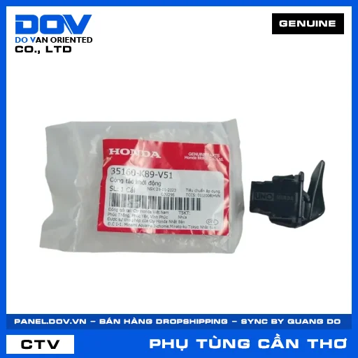 CÔNG TẮC KHỞI ĐỘNG AIR BLADE 125/160, WAVE ALPHA 110 — 35160K89V51