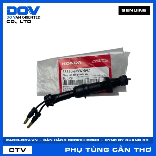 CÔNG TẮC ĐÈN PHANH SAU (thắng) BLADE 110, SUPER CUB C125, WAVE ALPHA 110, WAVE RSX 110 — 35350KWW642