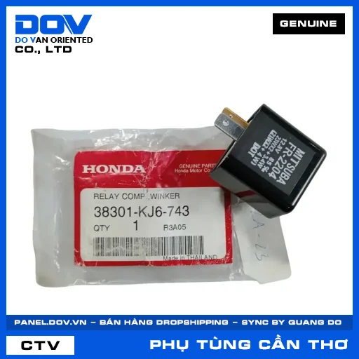RƠ LE XI NHAN (đèn báo rẽ) CB250 NIGHTHAWK, PCX — 38301KJ6743