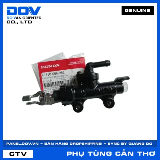CỤM XI LANH PHANH DẦU SAU (thắng) WINNER R, WINNER X — 43510K56V51