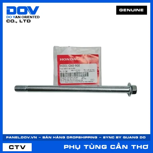 TRỤC BÁNH XE TRƯỚC CLICK 110 — 44301GN5900