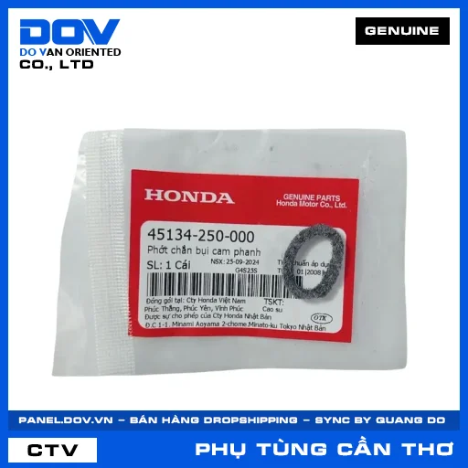 PHỚT CHẮN BỤI CAM PHANH (thắng) BLADE 110, CB250 NIGHTHAWK, CLICK 110, DREAM 110 — 45134250000
