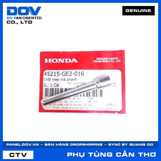 Chốt treo má phanh (bố thắng) WAVE ALPHA — 45215GE2016