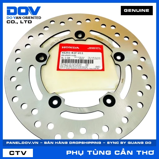 ĐĨA PHANH TRƯỚC (đĩa thắng) AIR BLADE 125/150, AIR BLADE 125/160 — 45351K1FV11